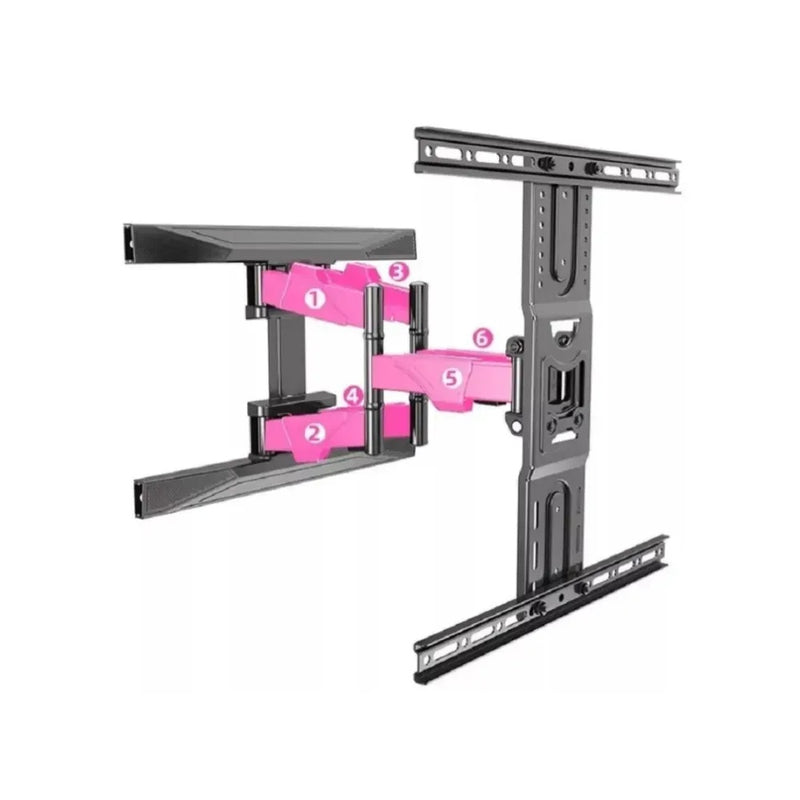 Soporte Para Tv Grandes Extensible Doble Nb North P6 De 40 A 75 Color Negro