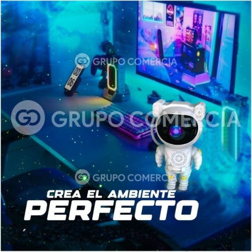 Proyector De Galaxias Astronauta Ninos Musical Bluetooth Led