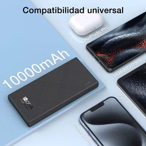 Power Bank Bateria Portatil 10000Mah Bateria 1Hora