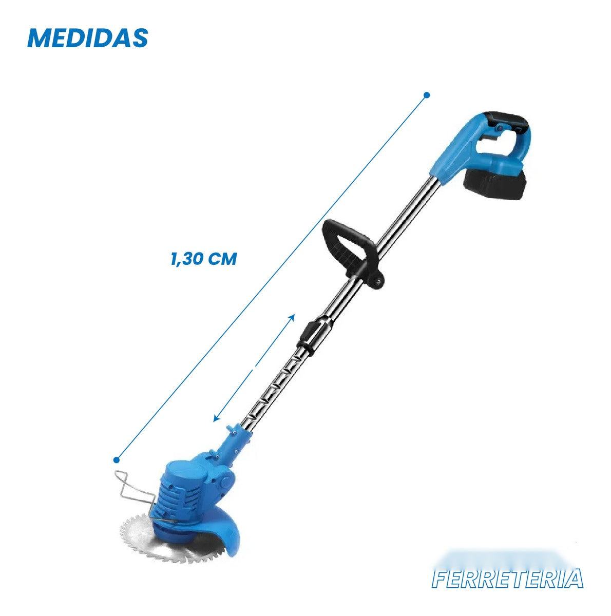 Cortadora De Cesped Recargable Portatil 2 Baterias