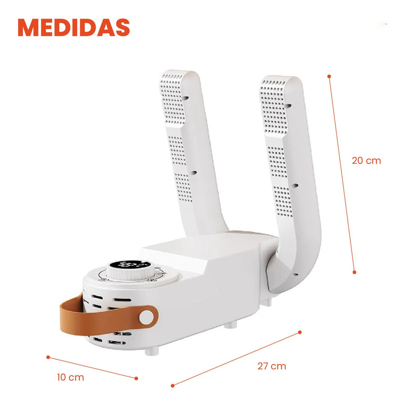 Secador De Zapatos Calzado 360 Elimina Olores Bacterias Luz Uv