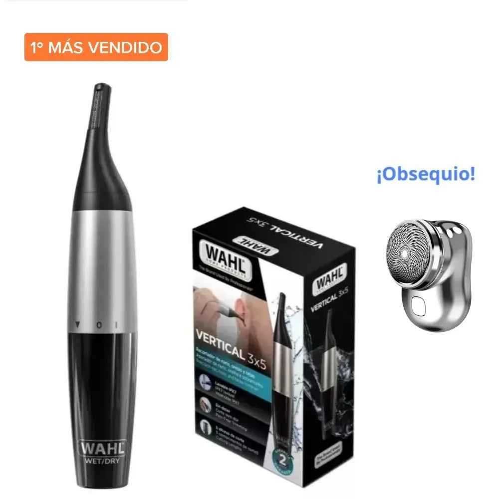 Afeitadora Para Caballero Oidos Nariz Cejas Wahl Original Con Shaver Bolsillo Esp