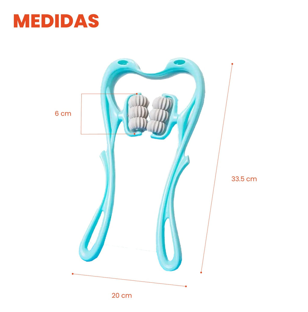 Masajeador Manual De Cuello Relajante Alivia Dolor Cansancio