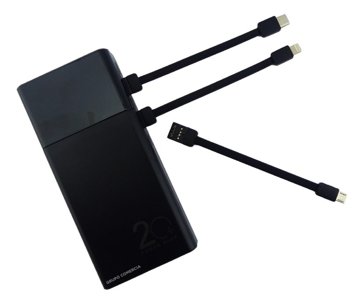 Bateria Portatil Power Bank 13.000 Mah Digital Linterna