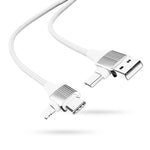 Cable De Carga Universal 4 En 1 Carga Rapida 60W Usb Tipo C Multicargador
