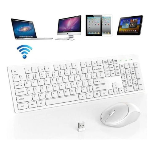 Teclado Para Pc Con Mouse Inalambrico Wireless
