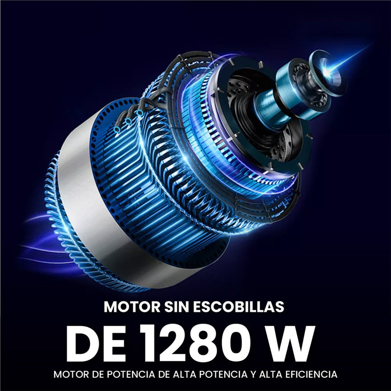 Pulidora Inalambrica Doble Bateria Recargable 48V 8500 Rpm Con Estuche