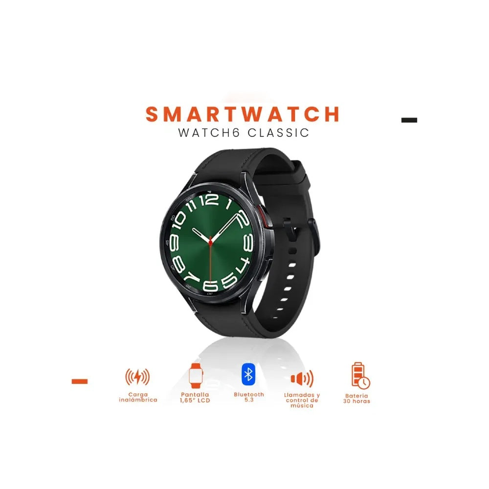 Smartwatch Samsung Galaxy Watch Clasic Samsung Replica Con Audifonos Airpods Serie 3