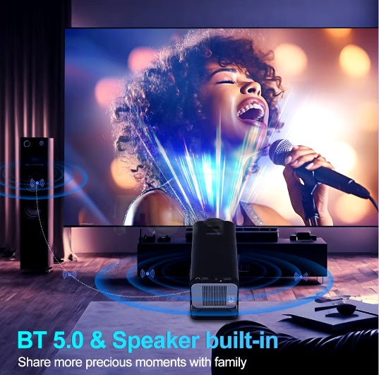 Mini Proyector Android Netflix 4K Hy320 Enfoque Automatico 200 Pulgadas