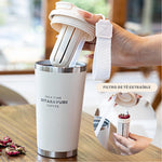 Termo Vaso Acero Inoxidable 532 Ml Frio/Calor Coffee Beige