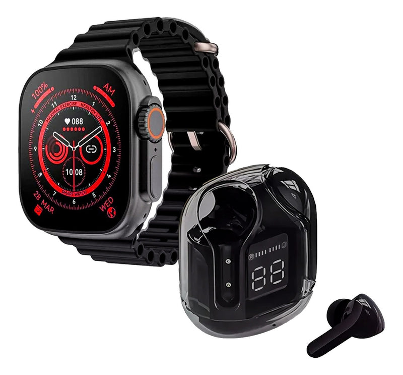 Smartwatch Ultra 2 Con Auriculares 10 En 1 Max Suite