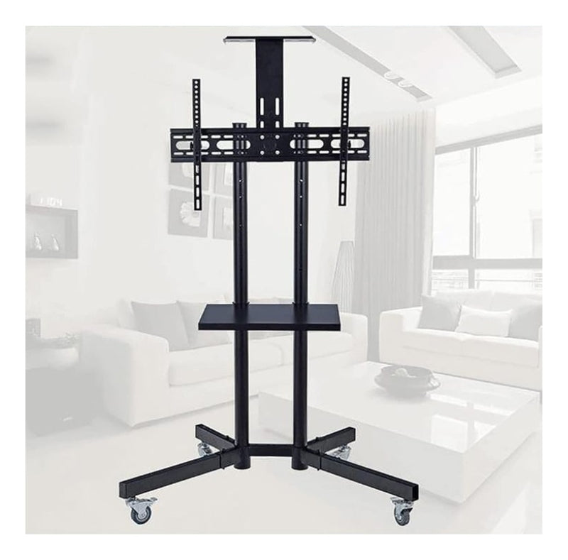 Soporte Piso Pedestal Para Tv Smartv Pc Laptop Para Presentacion Ruedas Hasta 70 Pulgadas