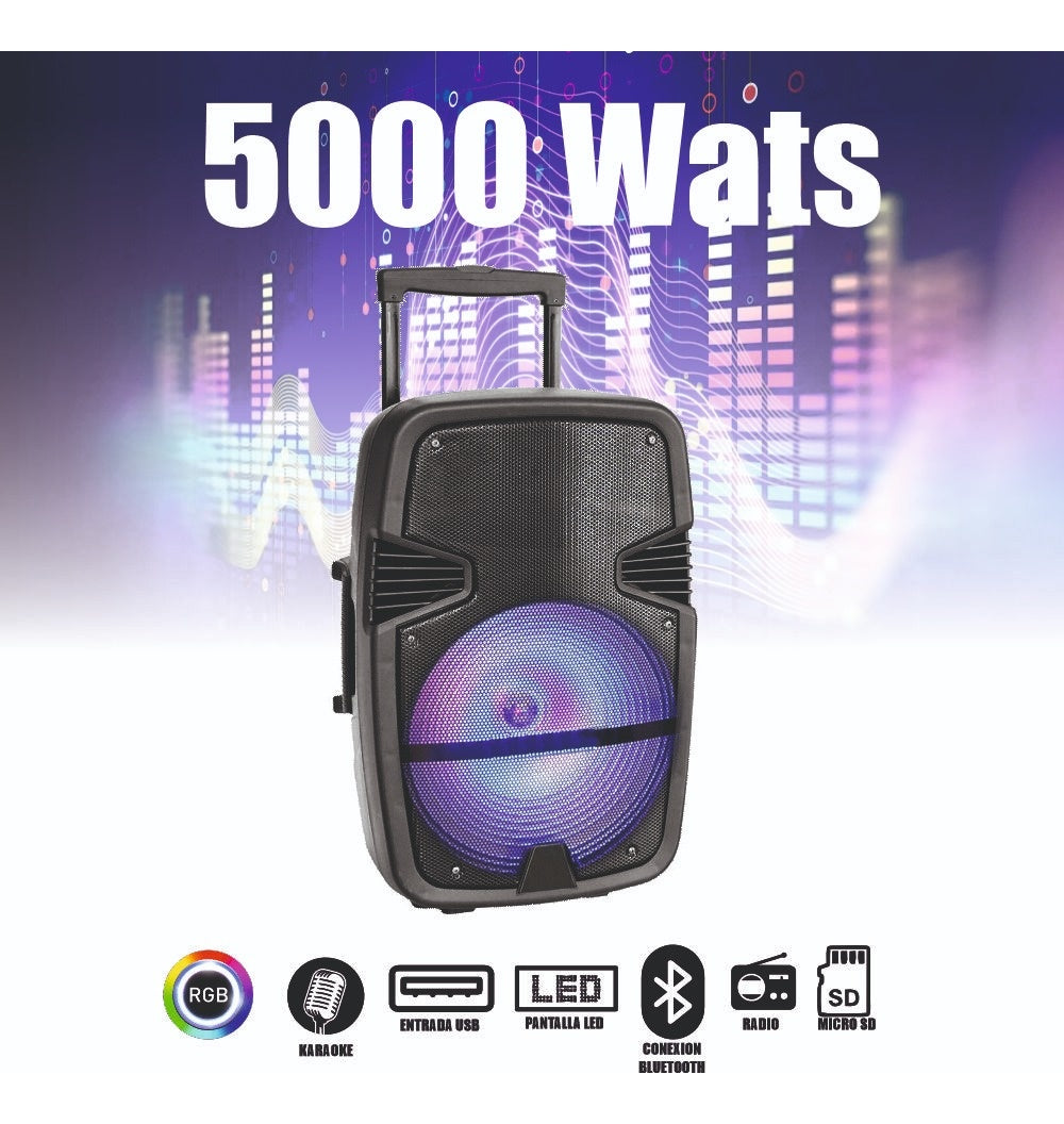 Cabina De Sonido Profesional Korbix 12P 500W Inalambrico