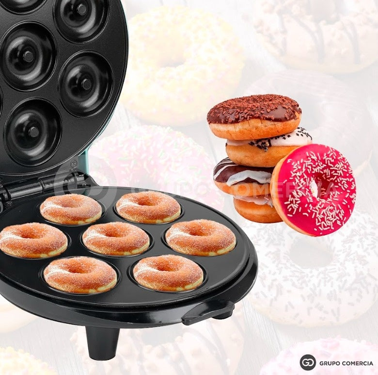Maquina Antiadherente Para Reposteria En Casa 7 Mini Donas