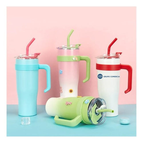 Vaso Termo Stan 1.2L Acero Inoxidable Pitillo Hot / Cold