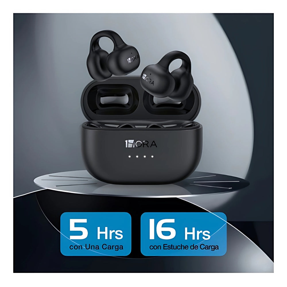 Audifonos Conduccion Osea Tactil Inteligente Bateria De Larga Duracion Earcuff Sonido Mega Bass