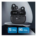 Audifonos Conduccion Osea Tactil Inteligente Bateria De Larga Duracion Earcuff Sonido Mega Bass
