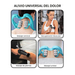 Pistola Masajeadora Recargable Relajante Anti Estres Con Masajeador Manual