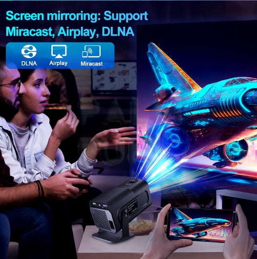 Mini Proyector Android Netflix 4K Hy320 Enfoque Automatico 200 Pulgadas