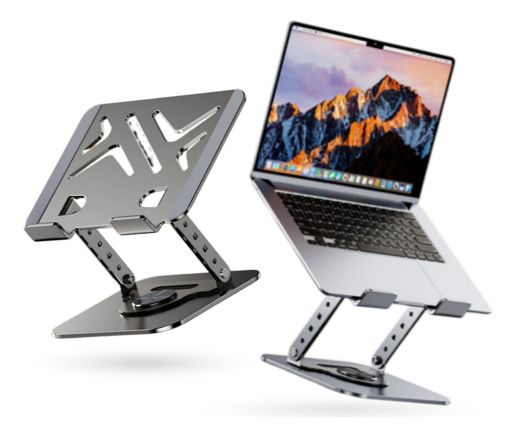 Soporte Base Ajustable Giratorio Portatil Para Mac Macbook Notebook Tablet Ajustable 360