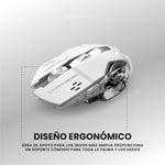 Mouse Gamer Inalambrico 6 Botones 2 En 1 Bluetooth Receptor Usb Con Luces Rgb