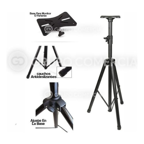 Tripode Ajustable Para Cabina Parlante De Sonido 120 Cm Profesional