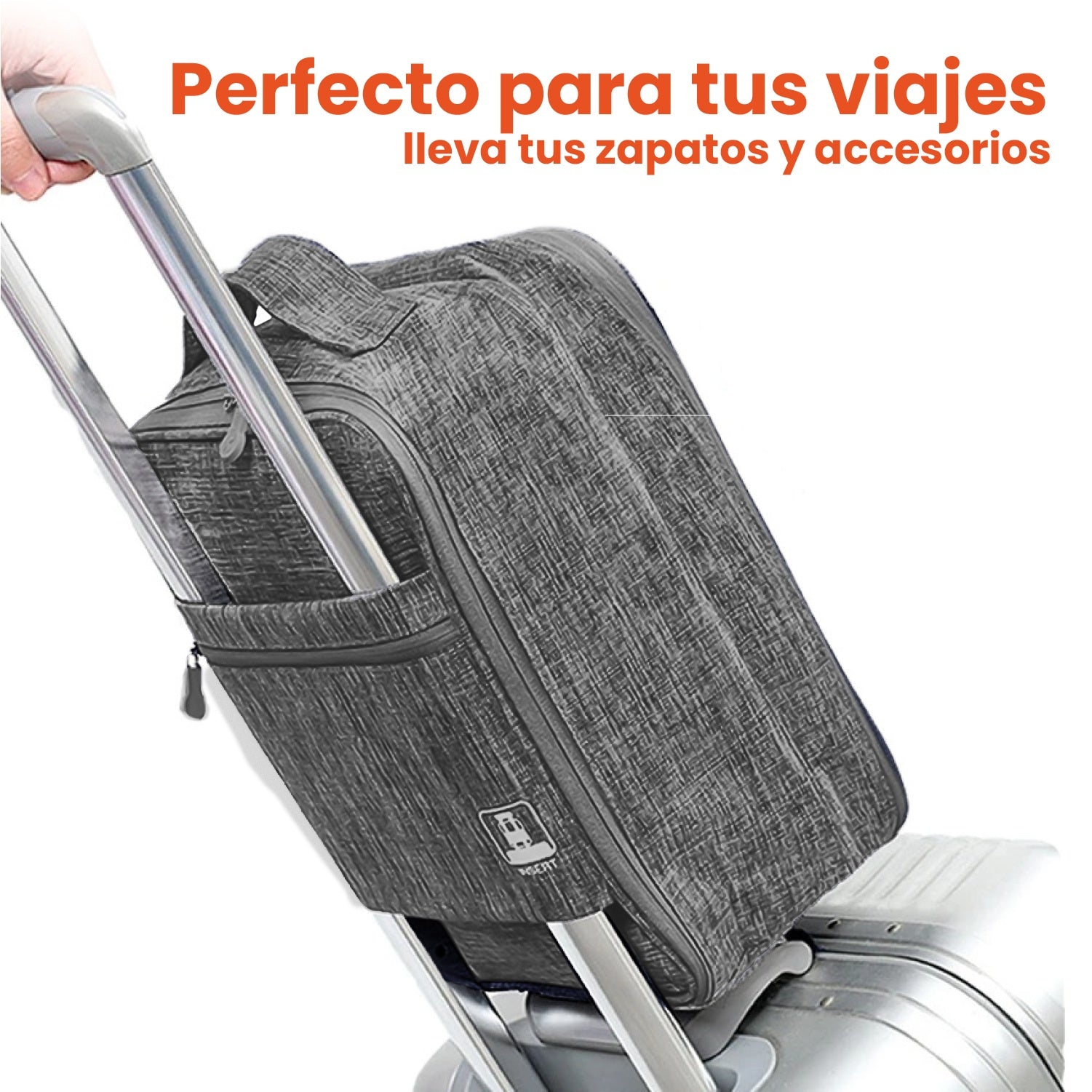 Combo Bags Organizador De Zapatos + Organizador De Ropa Interior Gris