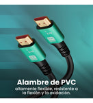 Cable Hdmi 8K 4K Hd Alta Velocidad 48Gbps 1.5 Metros Hd