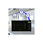 Microondas Kalley Digital 20 Litros 700W Negro Panel Tactil 10 Niveles