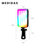 Luz Led Portatil Rgb Spot Mini Para Celular Y Laptop 96 Leds Iluminacion Regulable
