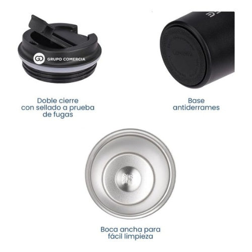 Vaso Termo Promocional Temperatura Led Para Frio Calor Mug