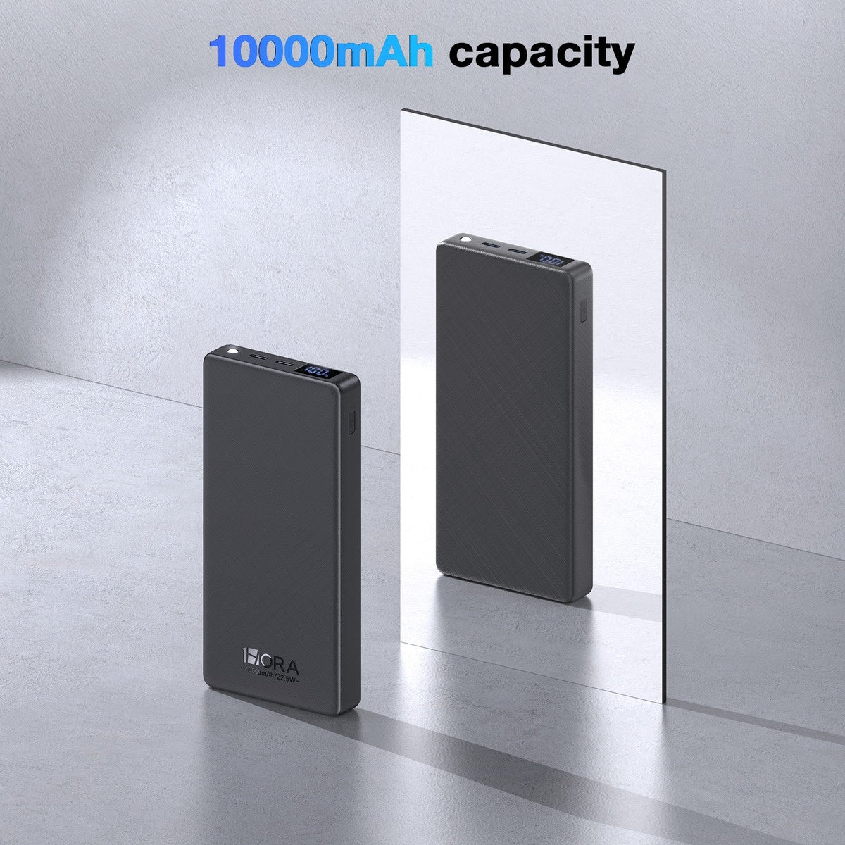 Power Bank 10.000 Carga Rapida 22.5W Indicador Digital 1 Hora Doble Salida Tipo C Gar264