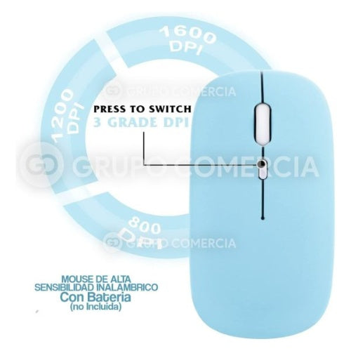 Teclado Con Mouse Slim Para Computador Portatil Bluetooth