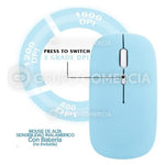 Teclado Con Mouse Slim Para Computador Portatil Bluetooth