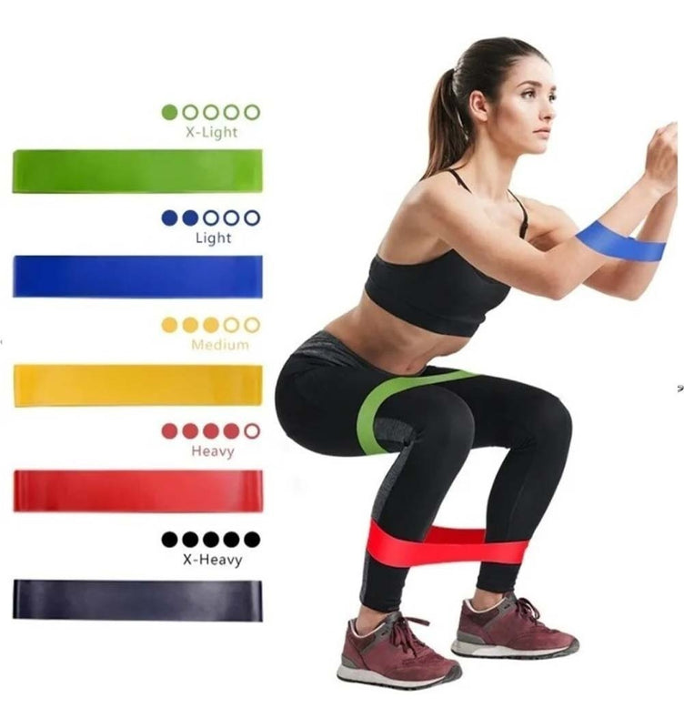 Kit Bandas Elasticas Cerradas Ejercicio Resistencia 4 Niveles