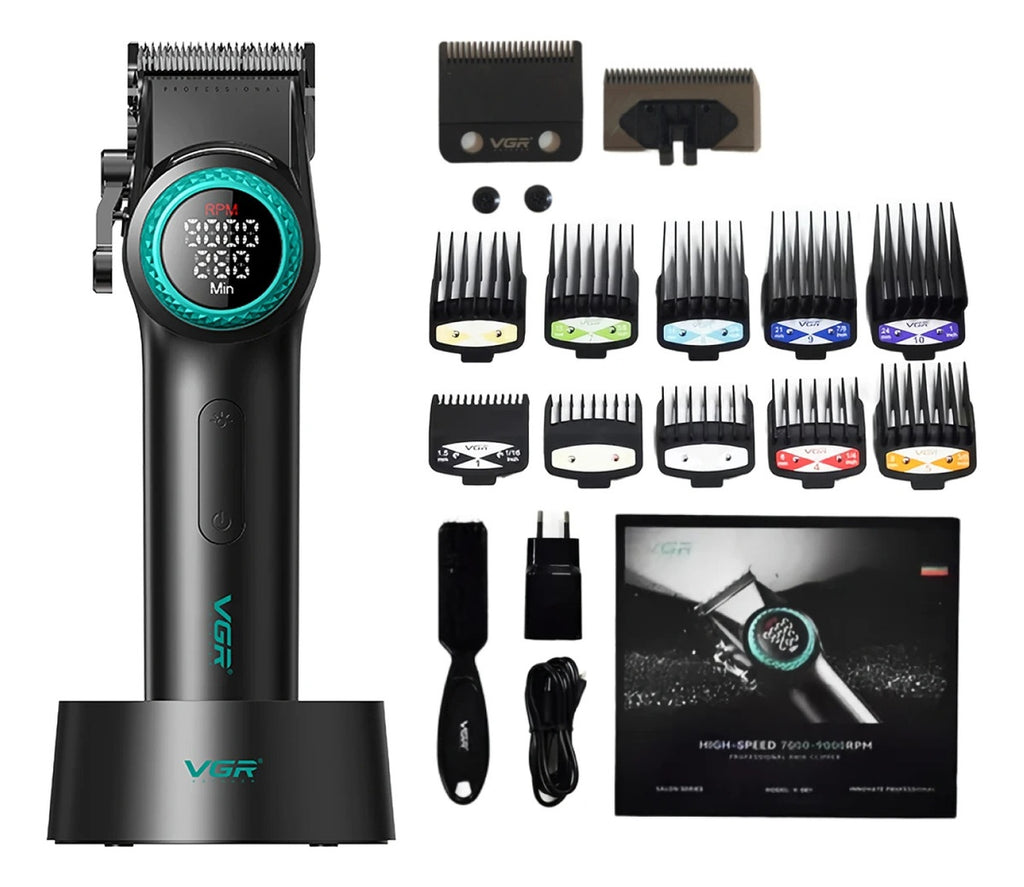 Maquina Peluquera Inalambrica Original Profesional Con Guias