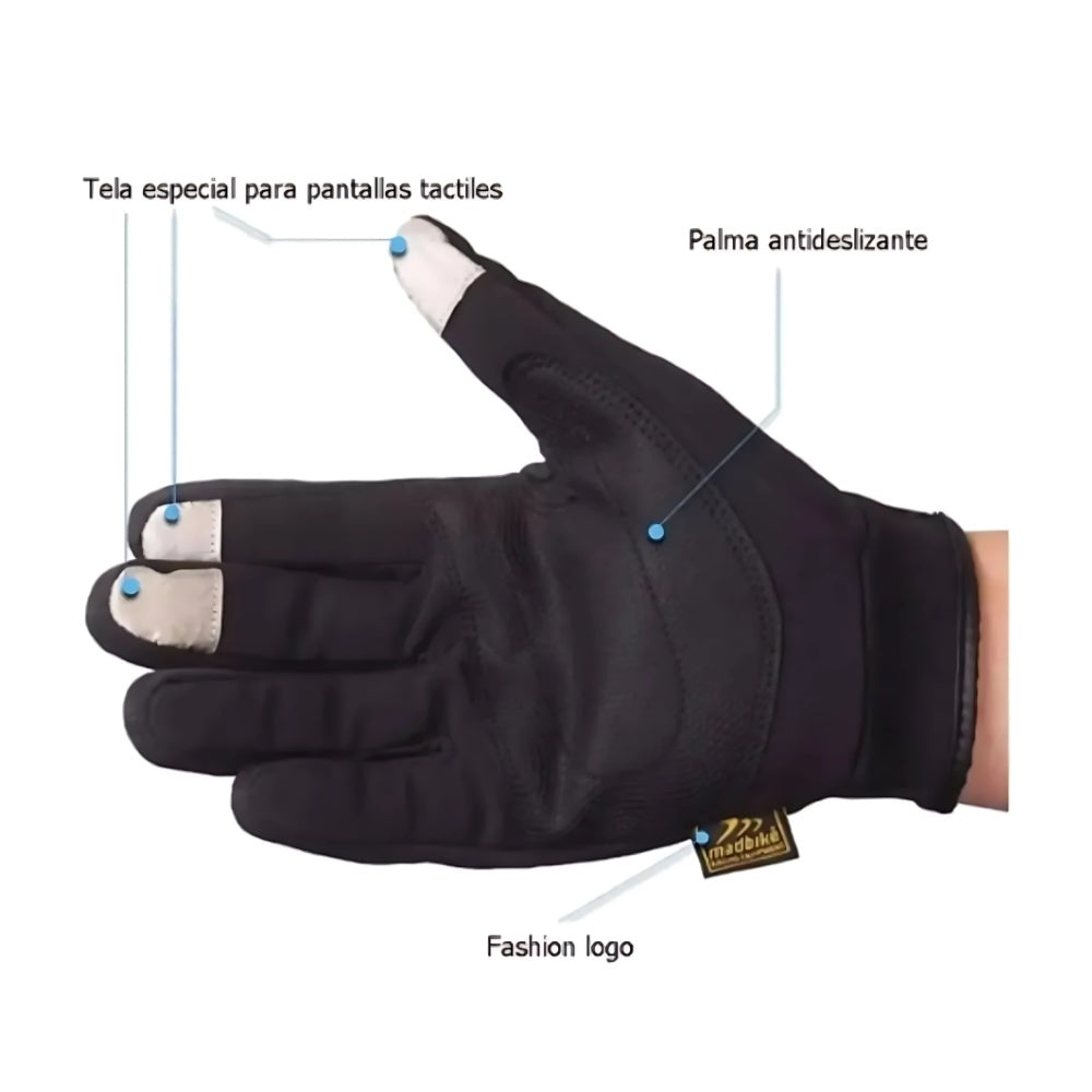 Guantes Para Motociclistas Con Seguridad City Pro Ultra + Obsequio Llavero
