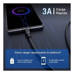 Cable Usb Tipo C 3A 1M, 1Hora, Cab251, Carga Rapida Y Transferencia De Datos