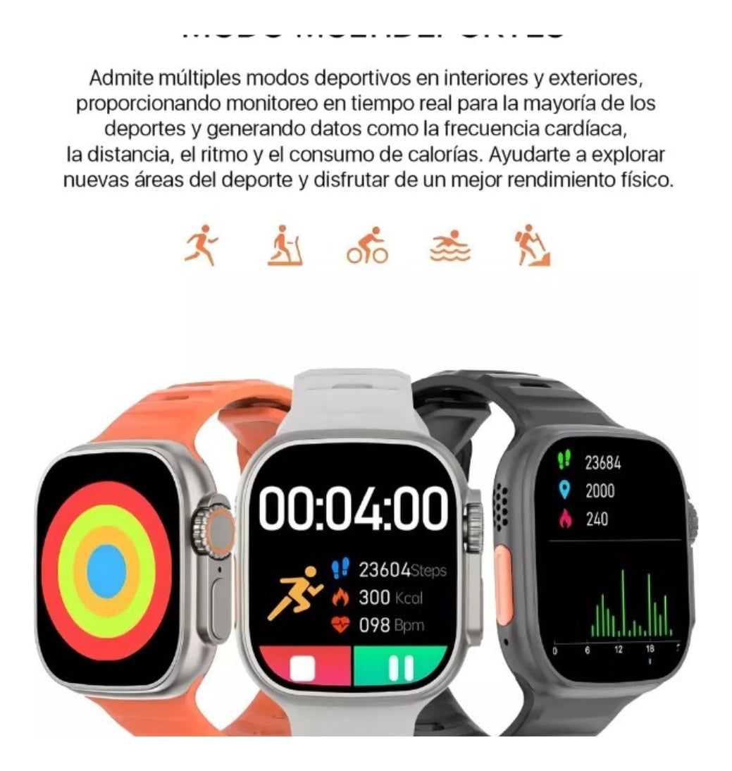 Parlante Bluetooth Mega Bass Tws + Smartwatch T900
