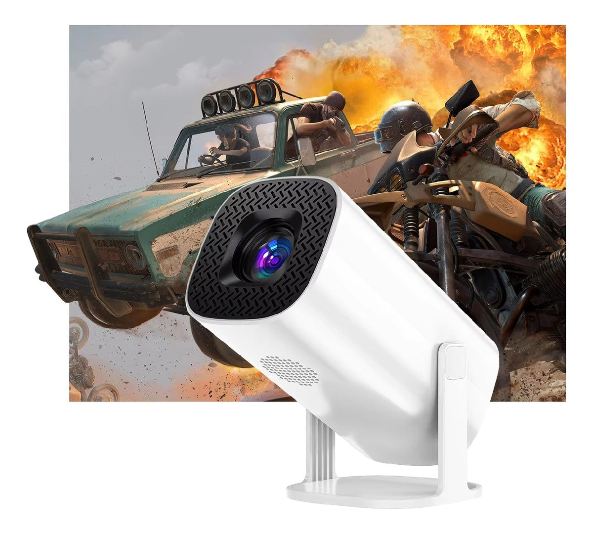 Mini Proyector Android 11 P30 4K Apps Sonido Hasta 100 Pulgadas