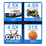 Combo Candado De Disco + Compresor De Aire Portatil Para Neumaticos Inalambrico