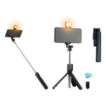 Monopod Baston Con Tripode Y Flash Selfie Funcional