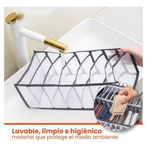 3 Organizadores De Ropa Interior Organiza Closet Con Divisiones Innovo Home