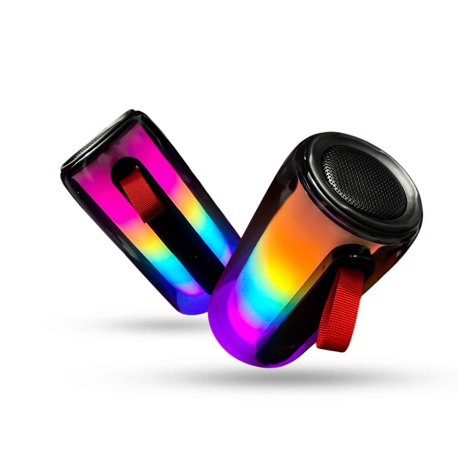 Parlante Bluetooth Ipx7 Portatil Mp3 Fm Usb | Sonido Claro Alta Potencia | Luces Led Multicolor Ambiente