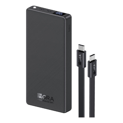 Power Bank 10.000 Carga Rapida 22.5W Indicador Digital 1 Hora Doble Salida Tipo C Gar264