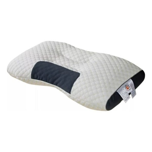 Almohada Ergonomica Semi-Ortopedica Cuello Dormir Mejor Confort Blanco