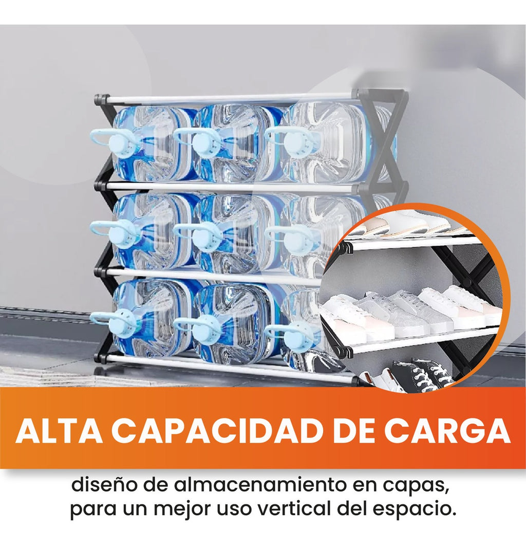 Organizador De Zapatos Para Hogar Armable Practico 4 Niveles Innovo Home
