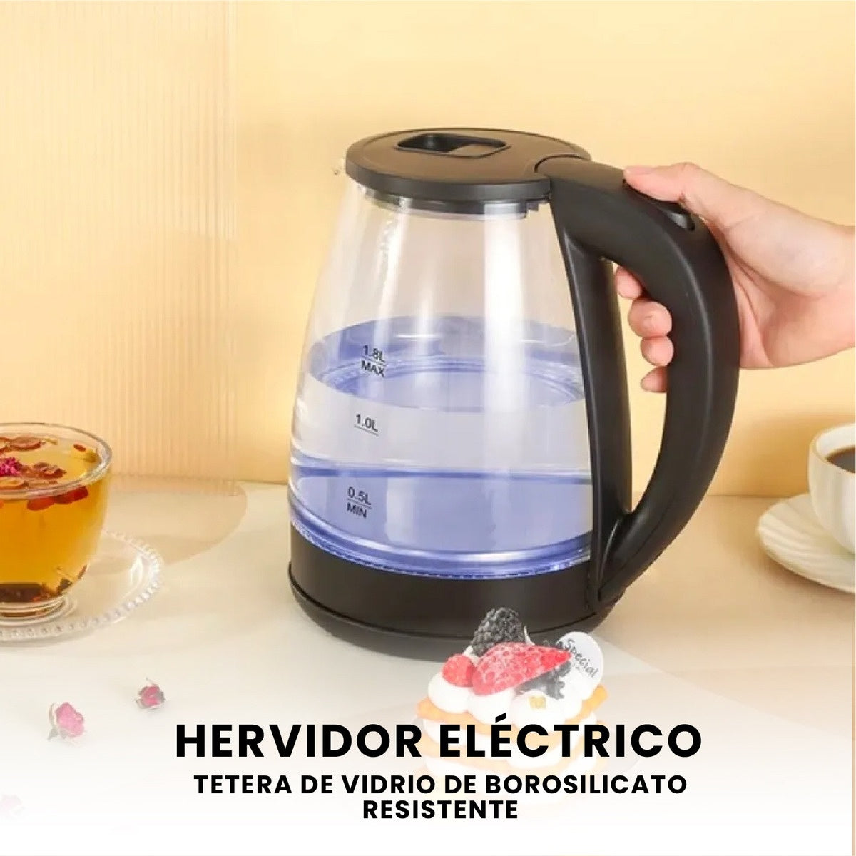 Jarra Electrica Nobelso Innovo Hogar Tetera 1.8L