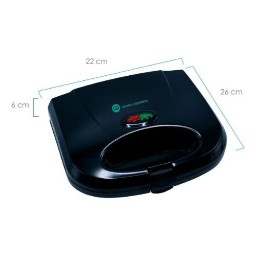 Maquina Sanduchera Nobelsound 1000W Antiadherente Con Indicador Led