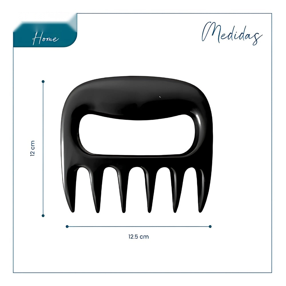 Combo Utensilios Asado X29 Piezas + Set X6 Cuchillos Negros + Obsequio 2 Garras De Oso